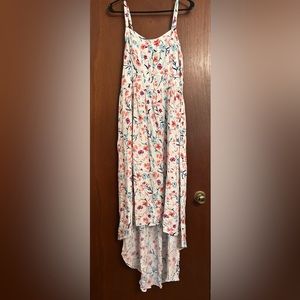 Torrid - button front floral high low dress